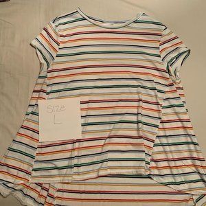 Rainbow Striped Top